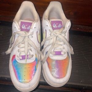 limited edition easter rainbow air force ones